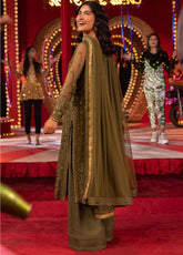 Asim Jofa Luxury Festive Embroidered Net 3 Piece Unstitched Suit AJ25LFD3 AJLLF-14
